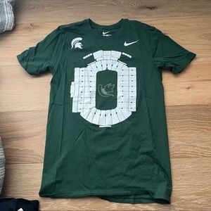 Michigan State Spartan Stadium Nike TShirt